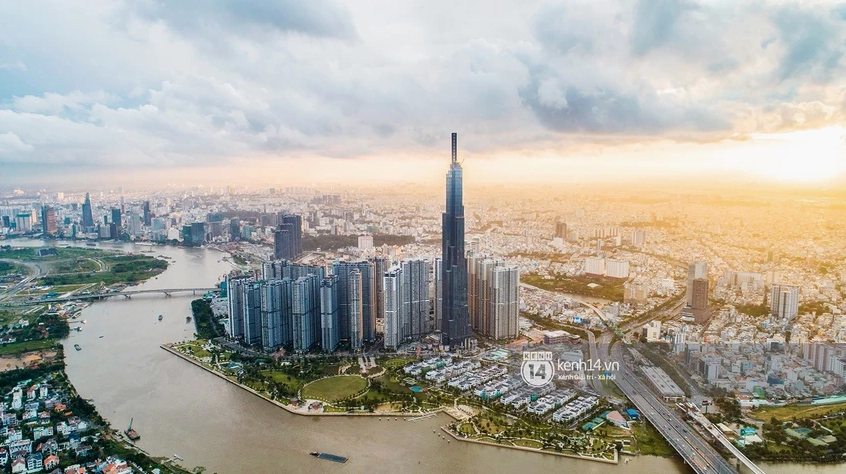 Khung cảnh Sài Gòn bình yên nhìn từ Landmark 81