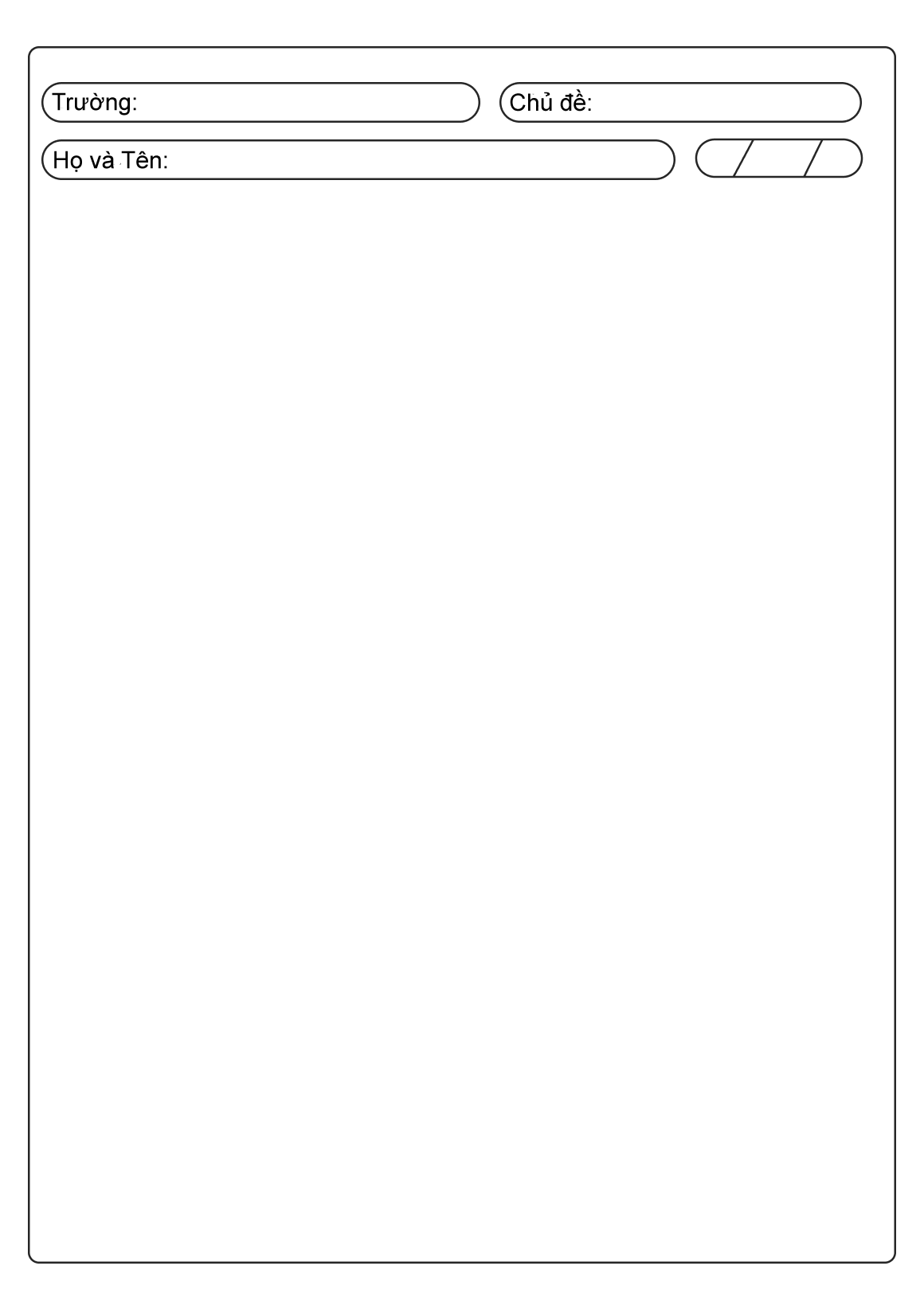 Khung viền ngộ nghĩnh bao quanh bức tranh gia đình