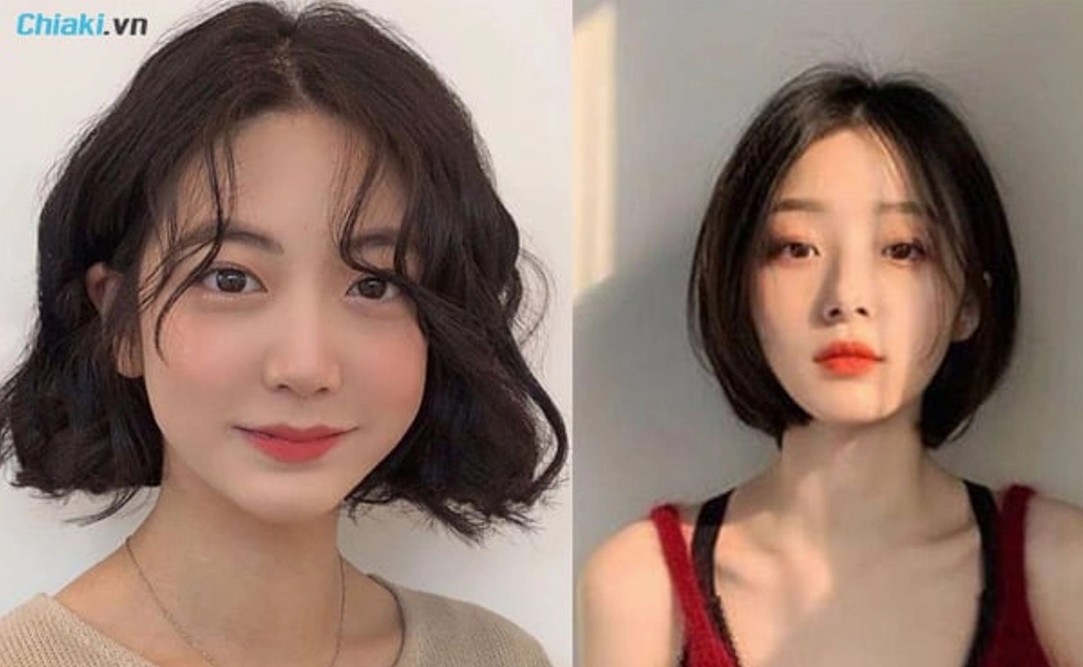 Kiểu tóc ngắn ngang cằm trẻ trung, hiện đại