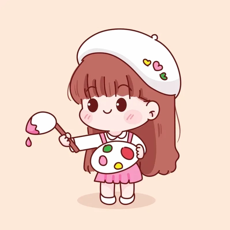 Làm mới profile với avatar chibi nữ cute siêu đáng yêu