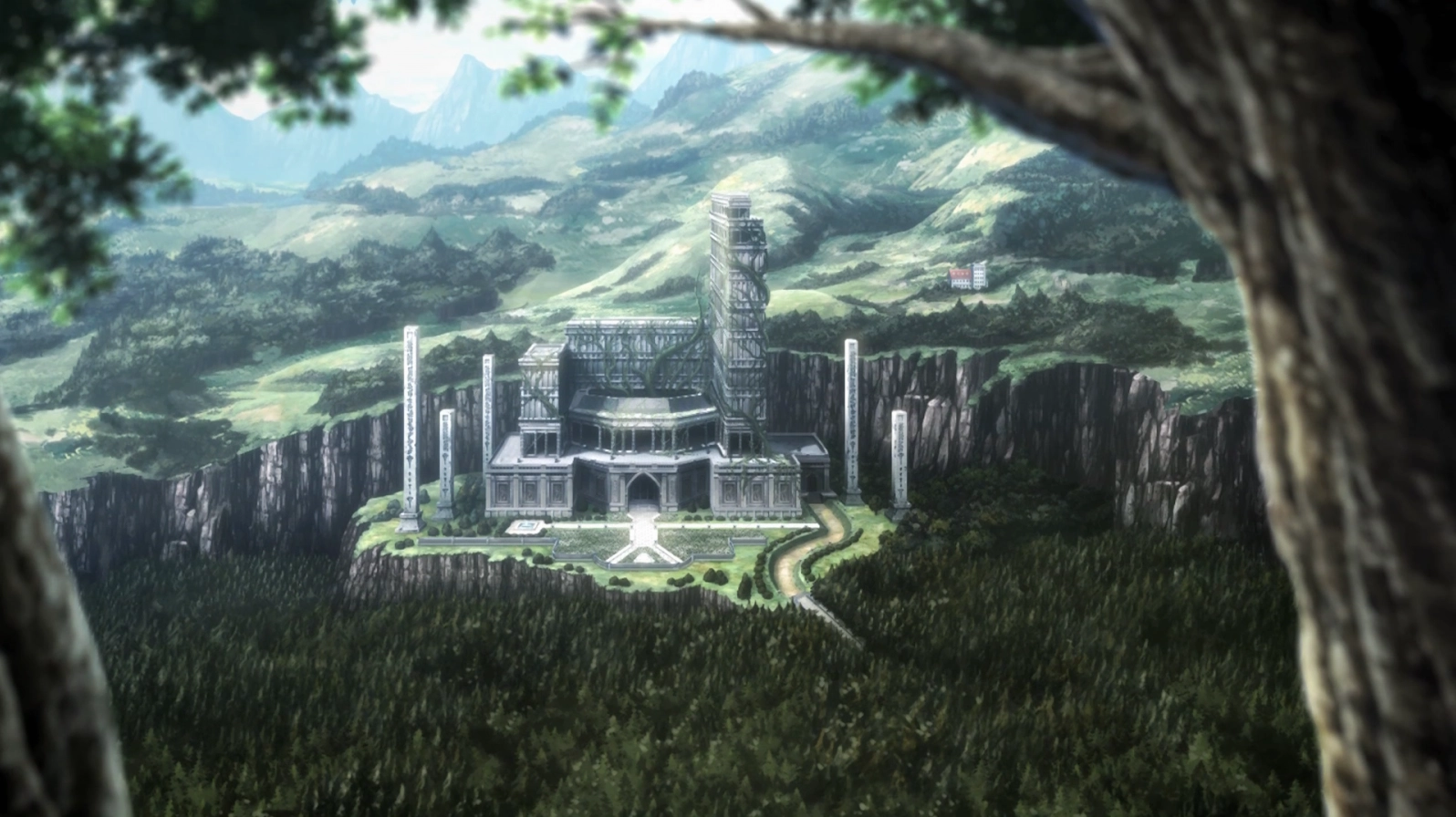 Lâu đài anime Manaria Friends tuyệt đẹp