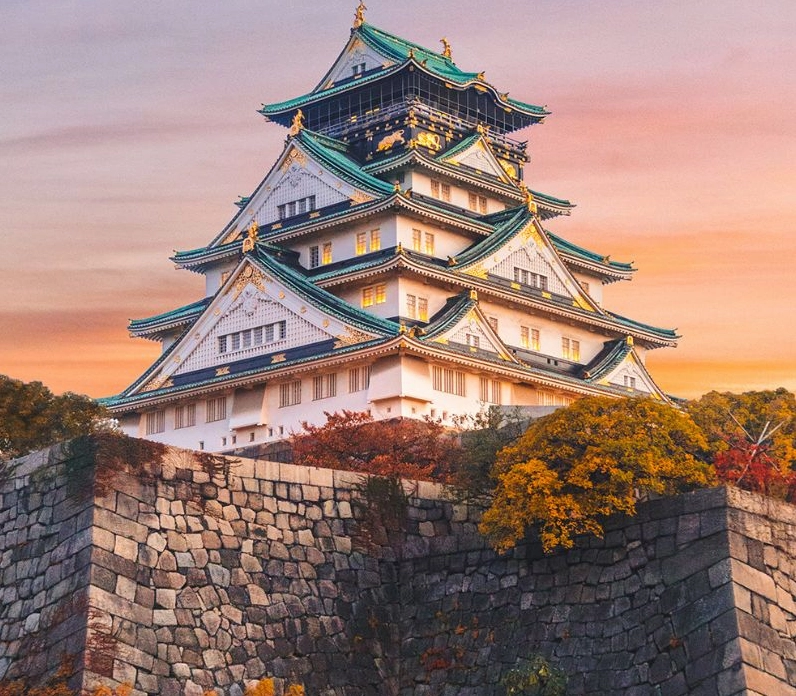Lâu đài Osaka chứng nhân lịch sử hào hùng