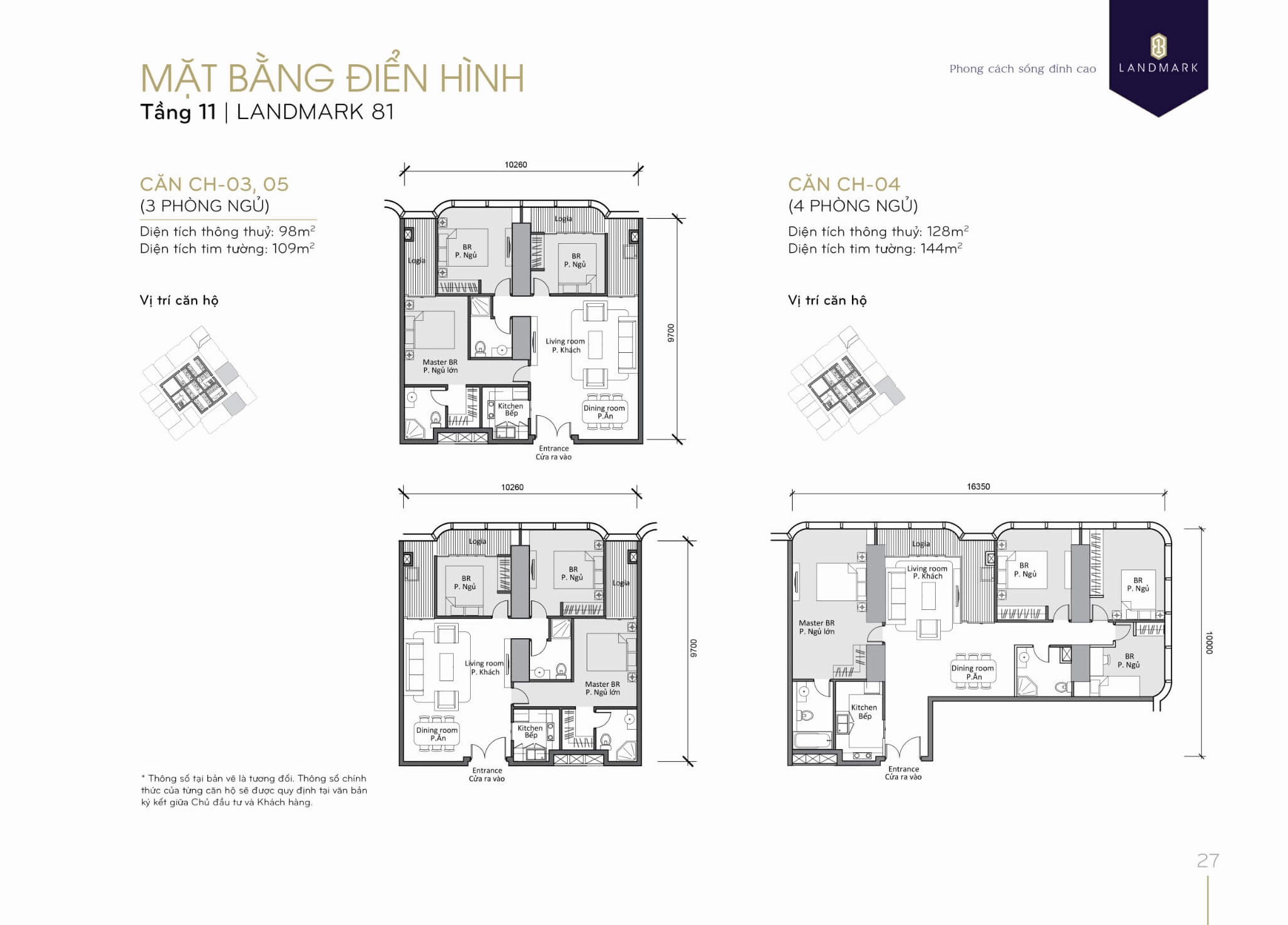 Layout chi tiết một phần tầng 11