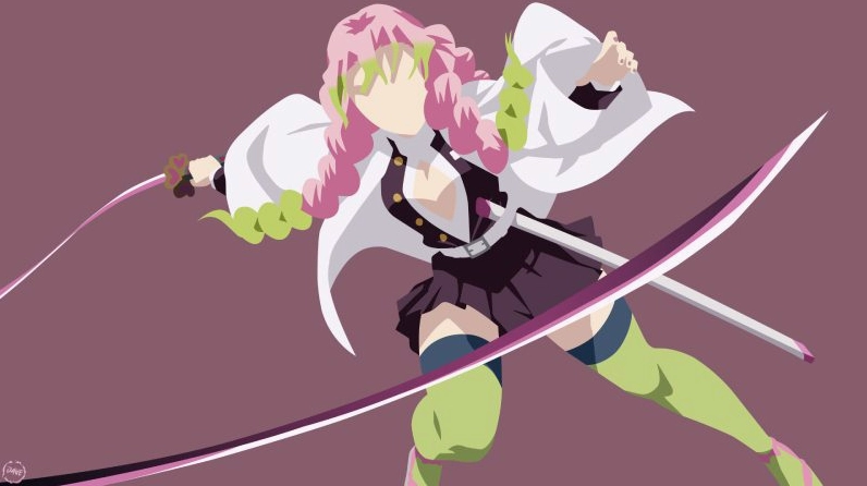 Luyến trụ mitsuri kanroji tung chiêu thức đẹp mắt