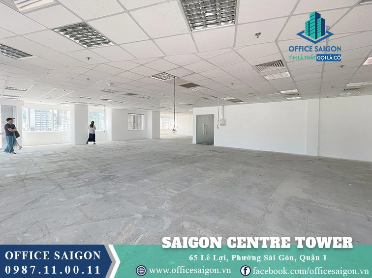 Mặt bằng cho thuê rộng lớn tại lầu 6 của tòa nhà