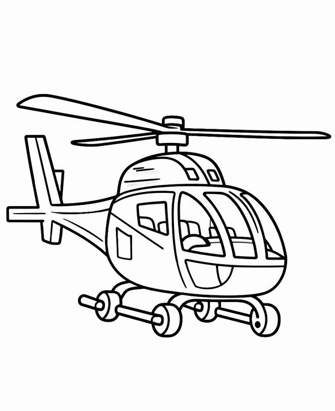 Máy Bay Trực Thăng Đáng Yêu có mắt cười