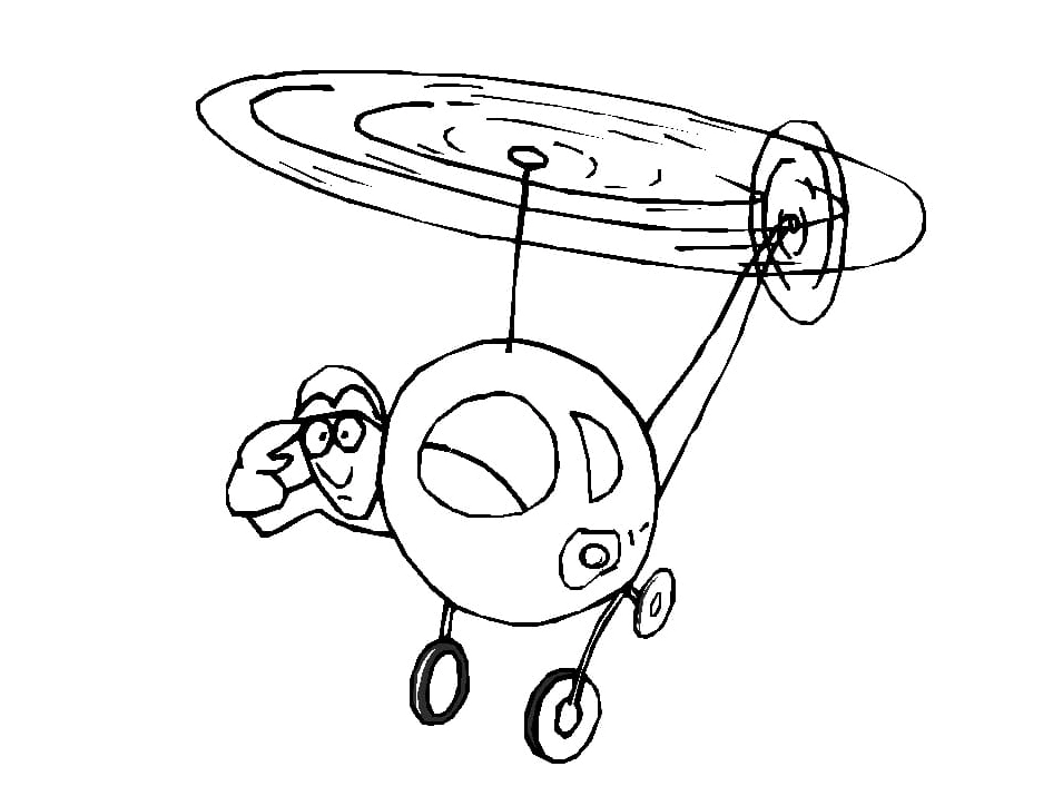 Máy Bay Trực Thăng Ngộ Nghĩnh đáng yêu