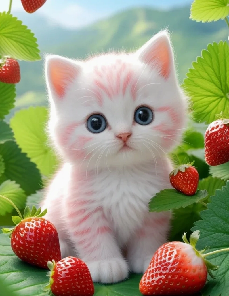 Mèo chibi dễ thương