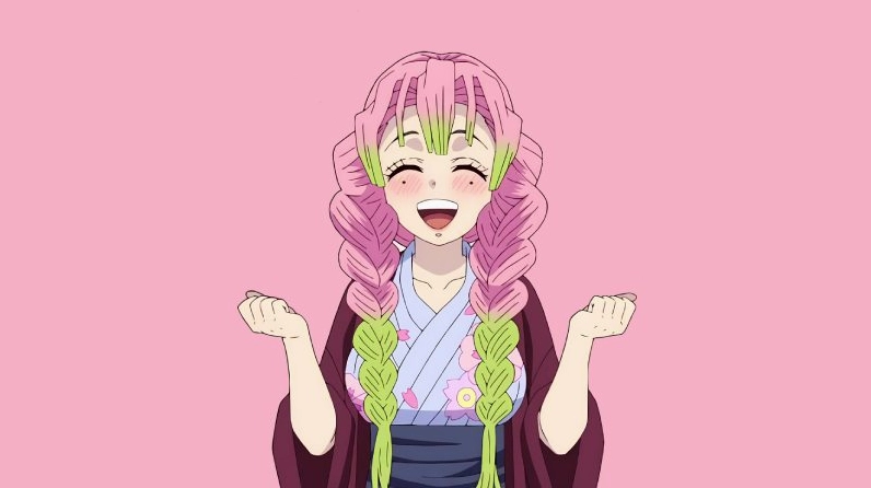 Mitsuri anime tung chiêu thức Hơi thở của Tình yêu