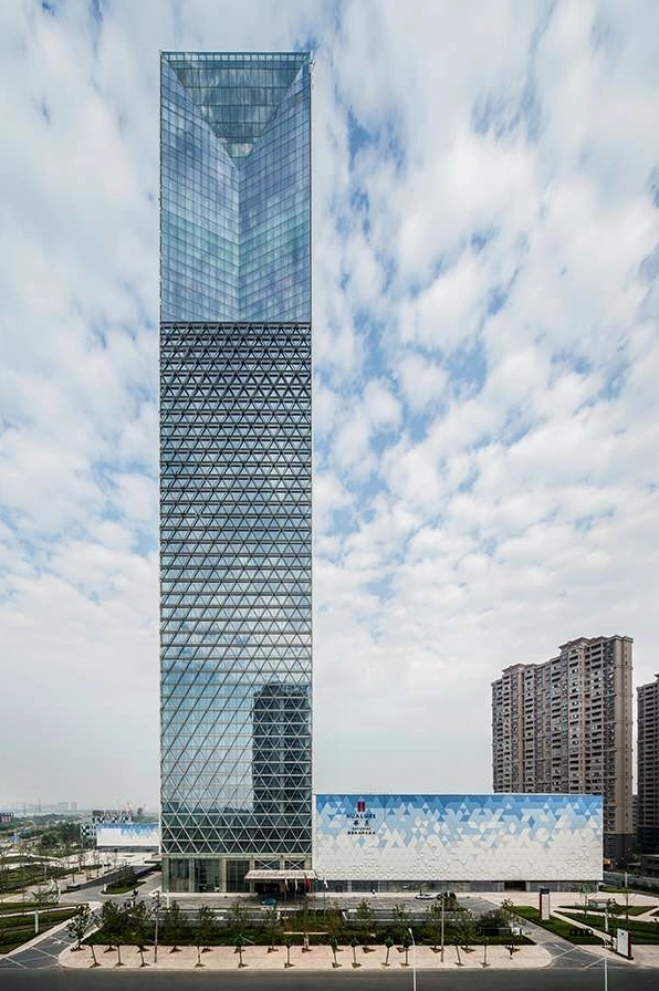 Một góc nhìn cận cảnh về thiết kế của Zifeng Tower