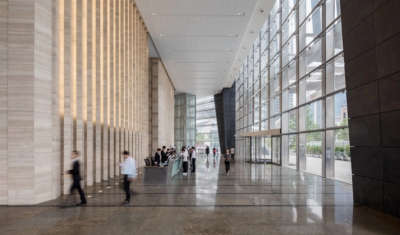 Một góc nhìn khác về cấu trúc mặt ngoài tòa tháp