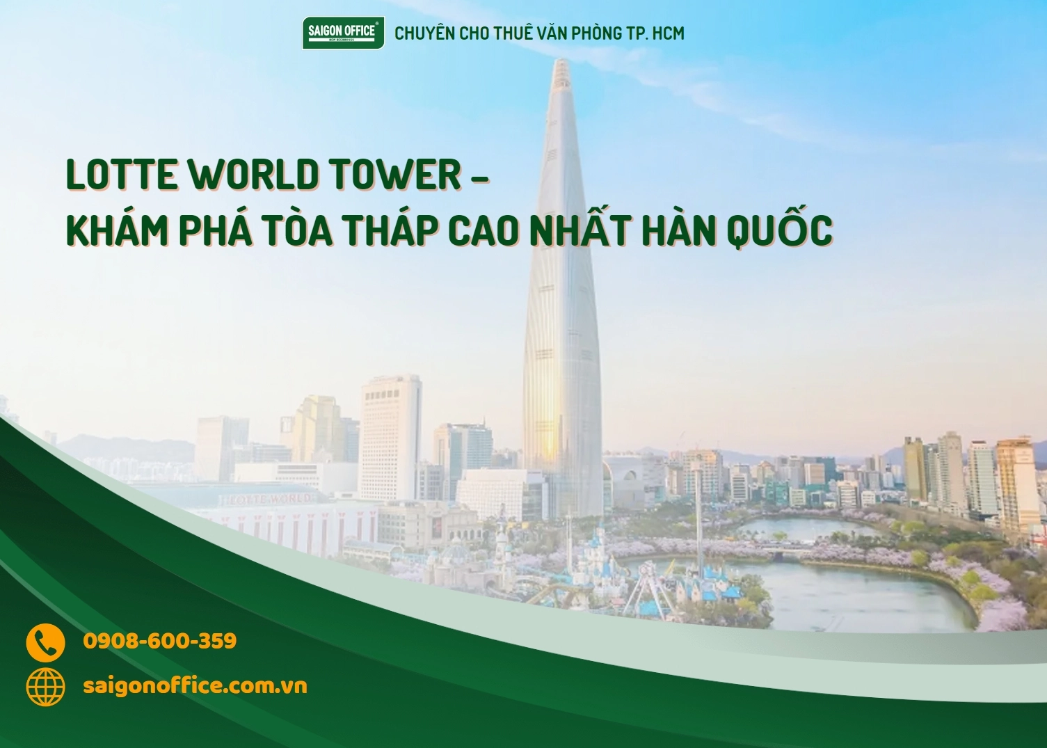 Một góc nhìn nghệ thuật tôn vinh vẻ đẹp kiến trúc độc đáo của Lotte World Tower