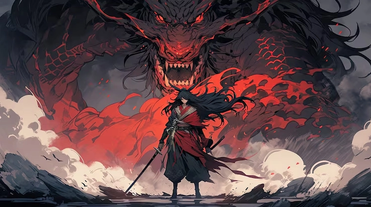 Một sinh vật rồng huyền bí khác bộc lộ sức mạnh