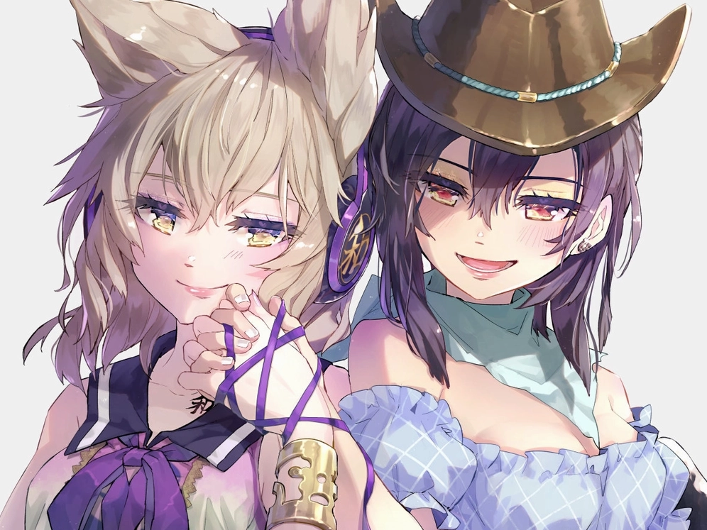 Một tấm anime yuri tình cảm ướt át