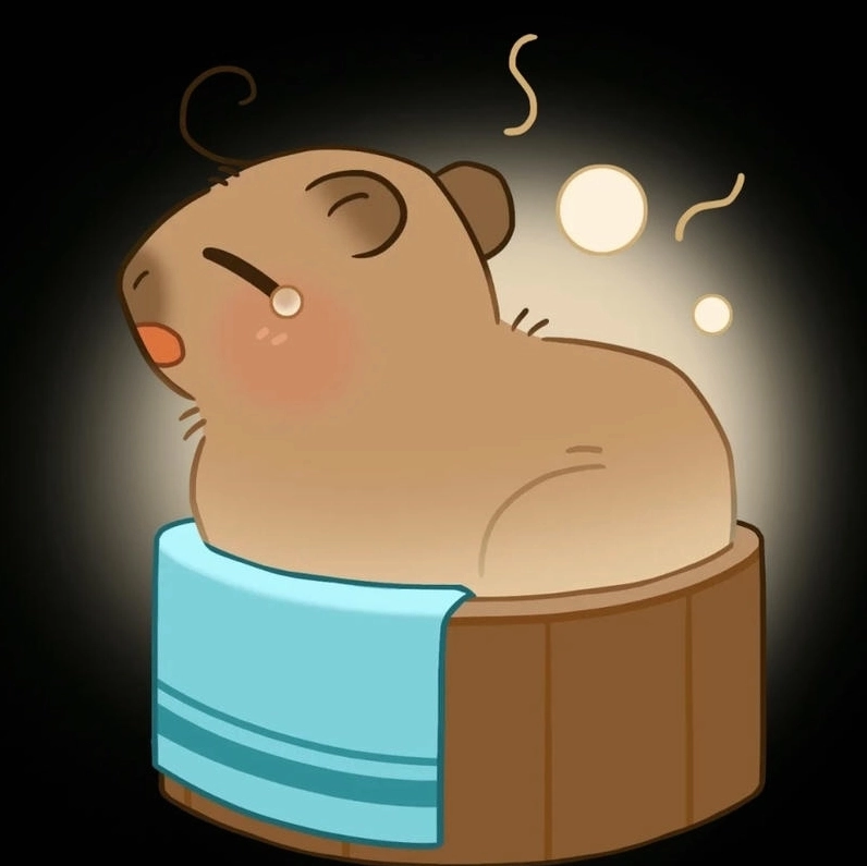 Ngắm cute chibi capybara đáng yêu đang phơi nắng