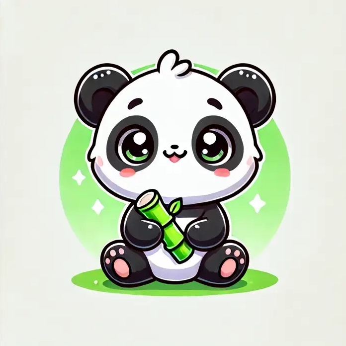 Ngắm nhìn bộ ảnh gấu panda chibi dễ thương đang vẫy tay chào
