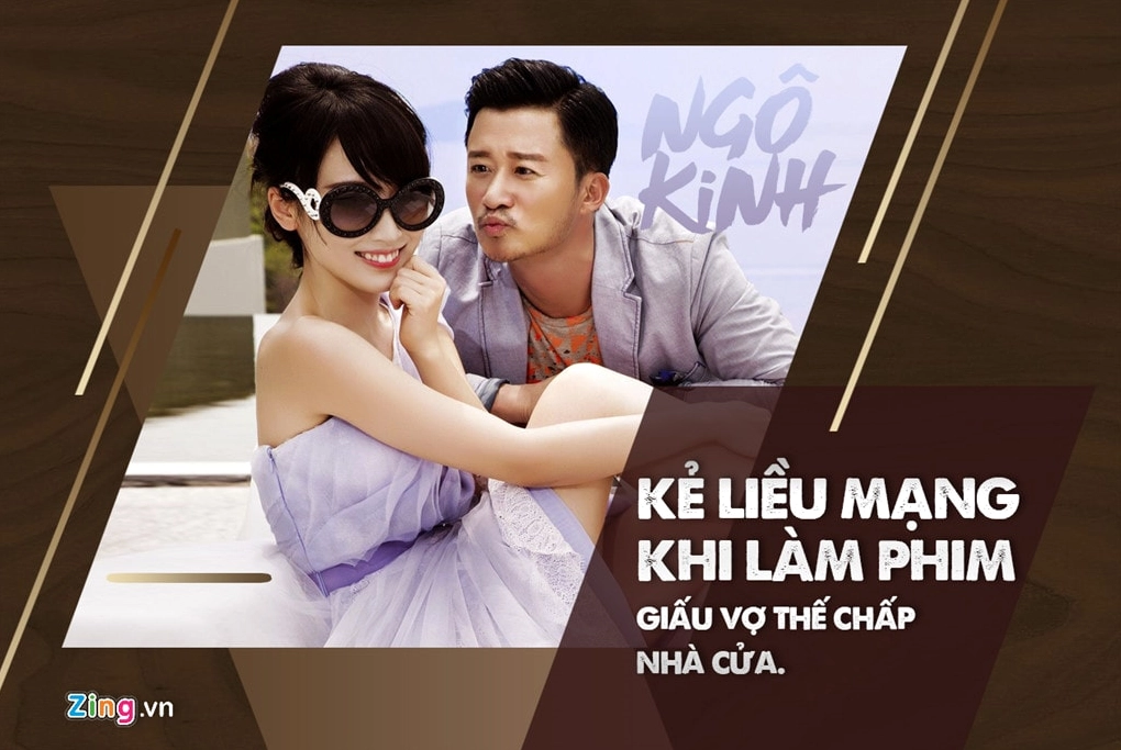 Ngô Kinh vững bước bất chấp những tin đồn chịu tiếng ăn bám vợ