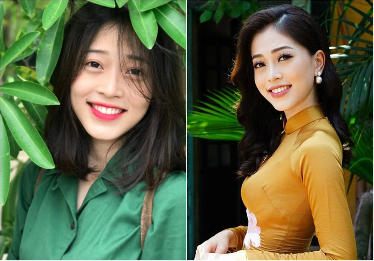 Nhan sắc rạng rỡ của á hậu Phương Nga khi còn là sinh viên đại học Kinh tế Quốc dân