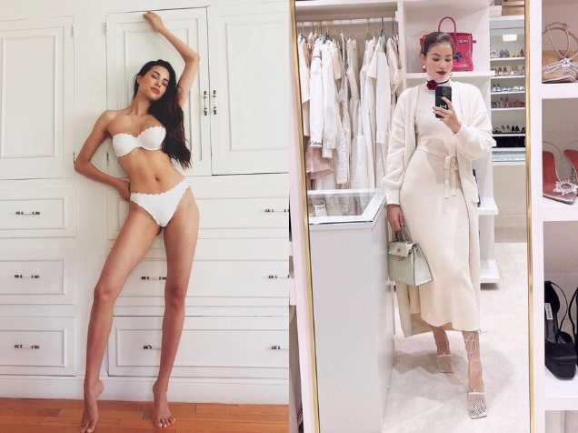 Nhan sắc rạng rỡ của Phạm Hương sau hai lần sinh nở