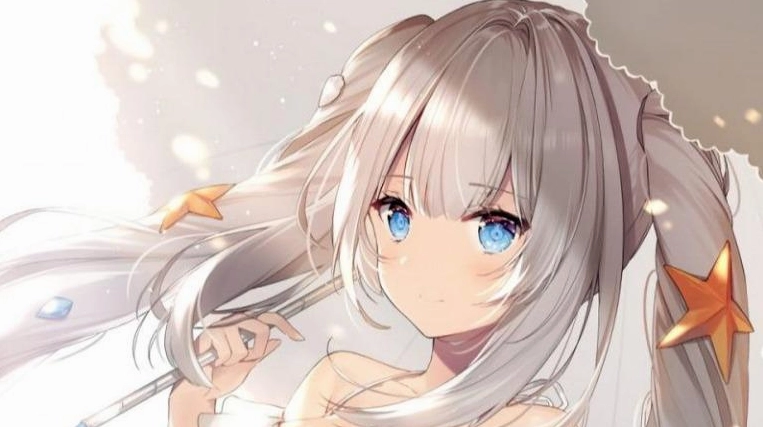 Nhân vật Katori Hatsune nổi bật với mái tóc trắng hoàn hảo