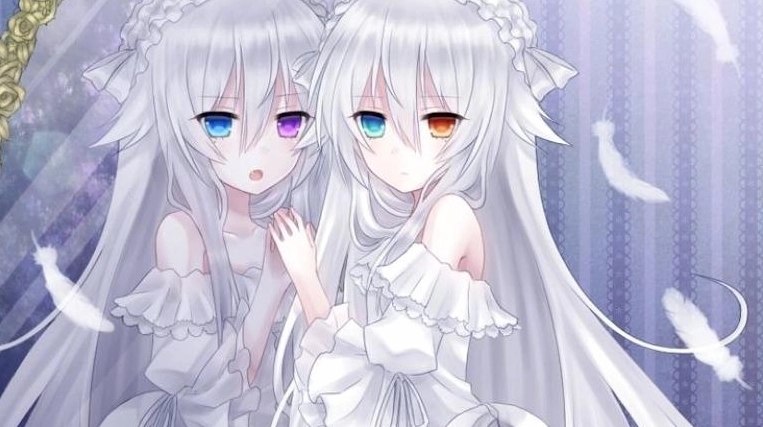 Nhân vật nữ biểu tượng với mái tóc trắng bay trong gió