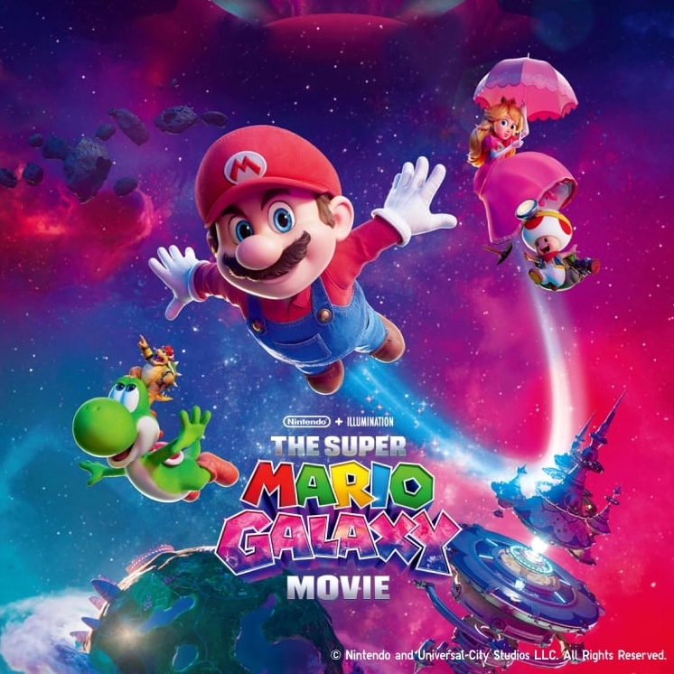 Nhân vật The Super Mario Galaxy Movie mang phong cách anime