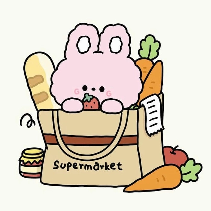 Nhìn con thỏ cute cà rốt chibi nhai cà rốt mà cưng không chịu được