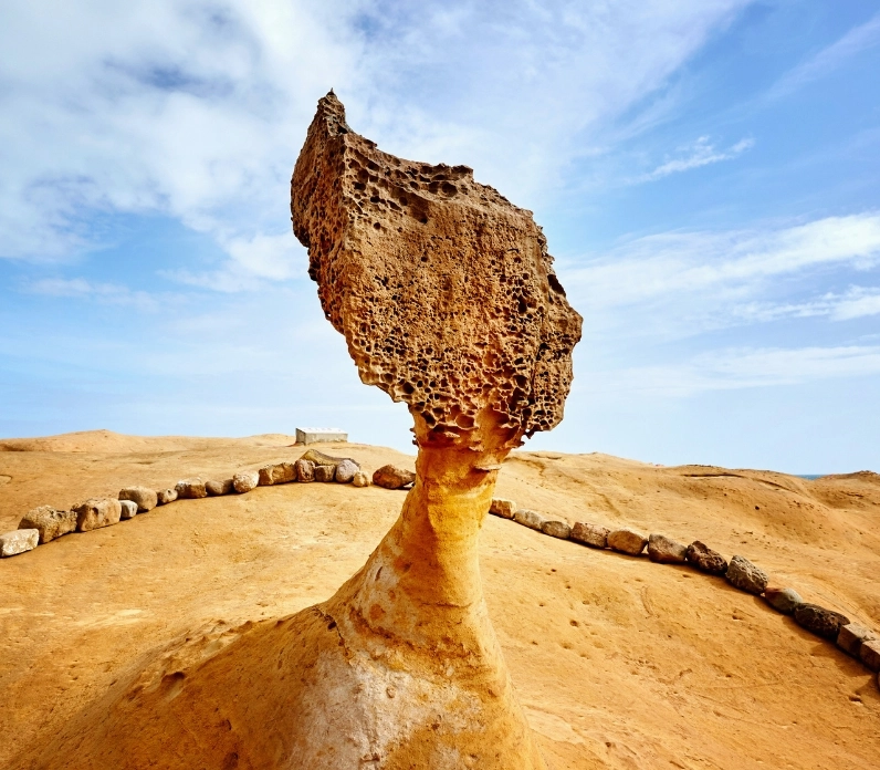 Những khối đá hình thù kỳ lạ tại Công Viên Dã Liễu tuyệt tác của mẹ thiên nhiên