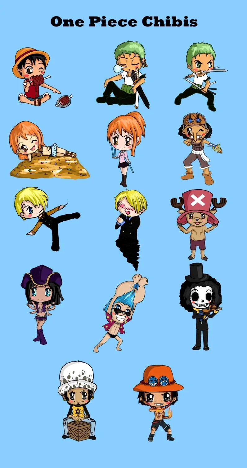 Những tác phẩm one piece chibi arts đỉnh cao