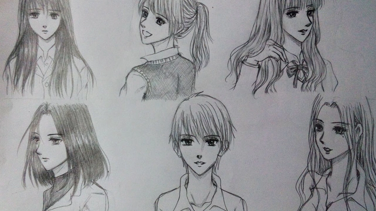 Nữ chiến binh manga tóc trắng dũng mãnh trong tư thế chiến đấu