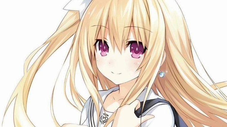 Nữ nhân vật anime cuốn hút với mái tóc trắng gợn sóng