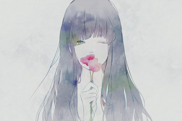 Phong cách anime nữ trắng đen lạnh lùng cực chất