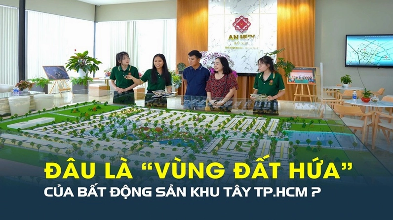 Quy hoạch tổng thể nhìn từ xa với nhiều mảng màu