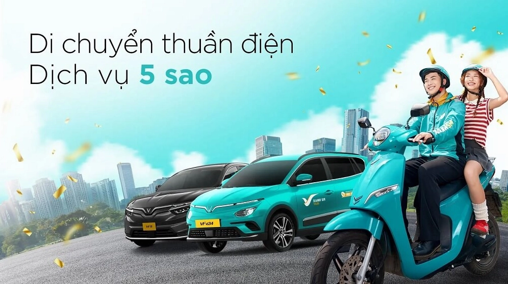 Sắc xanh tĩnh lặng của chiếc xe di chuyển thân thiện với môi trường