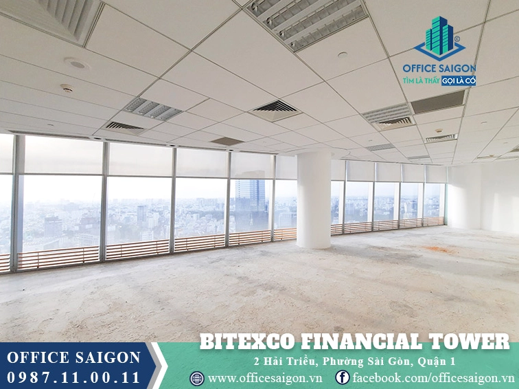 Sàn nhà được hoàn thiện chỉn chu chờ đón người thuê