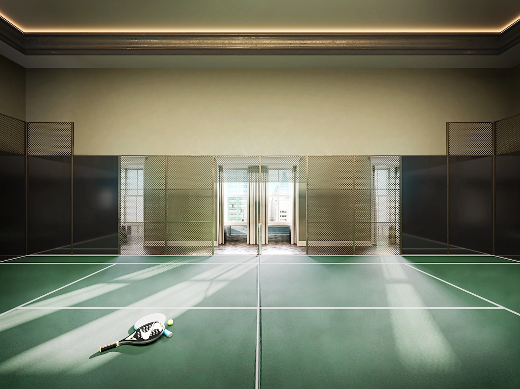 Sân padel riêng tư dành cho cư dân