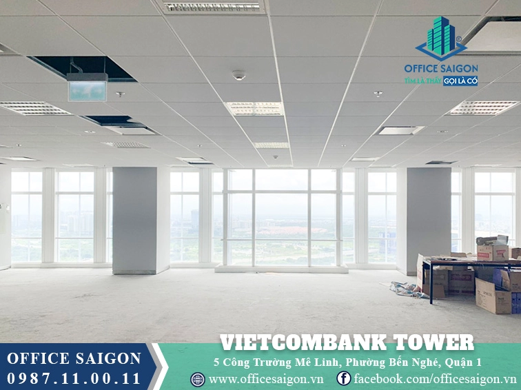 Sơ đồ mặt bằng chi tiết của tòa nhà Vietcombank Tower