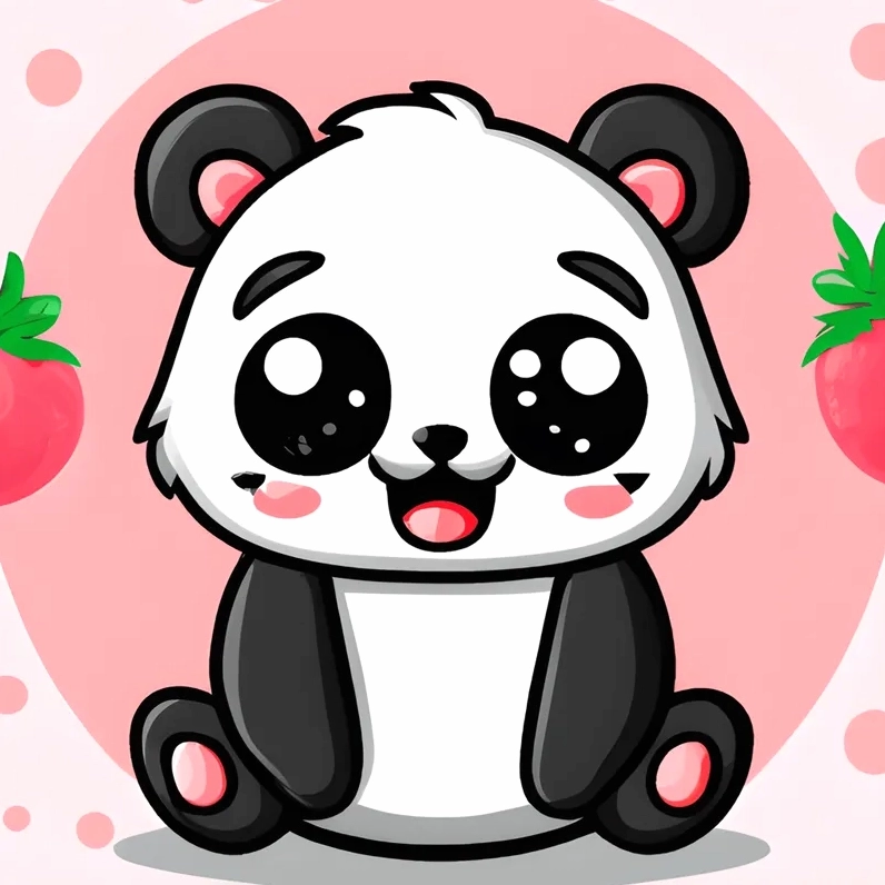 Sự kết hợp đáng yêu của chibi cute chibi gấu trúc làm ai cũng tan chảy