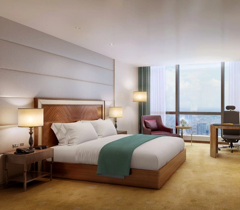 Sự xa hoa tĩnh lặng của một góc sảnh khách sạn