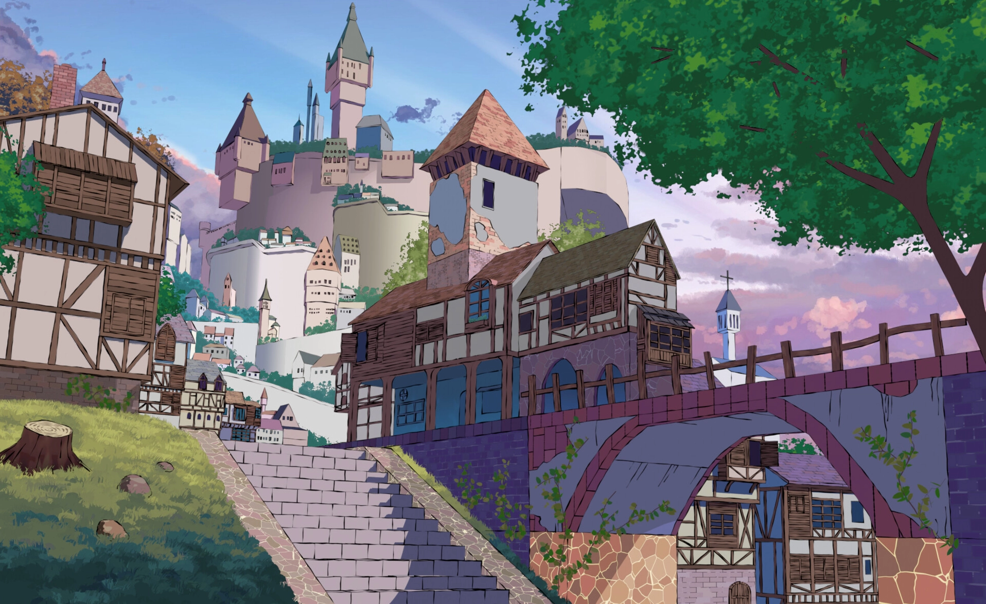 Tác phẩm nghệ thuật núi non hùng vĩ ArtStation