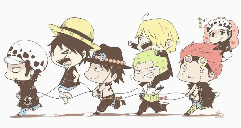 Tải ngay one piece chibi gif siêu sống động