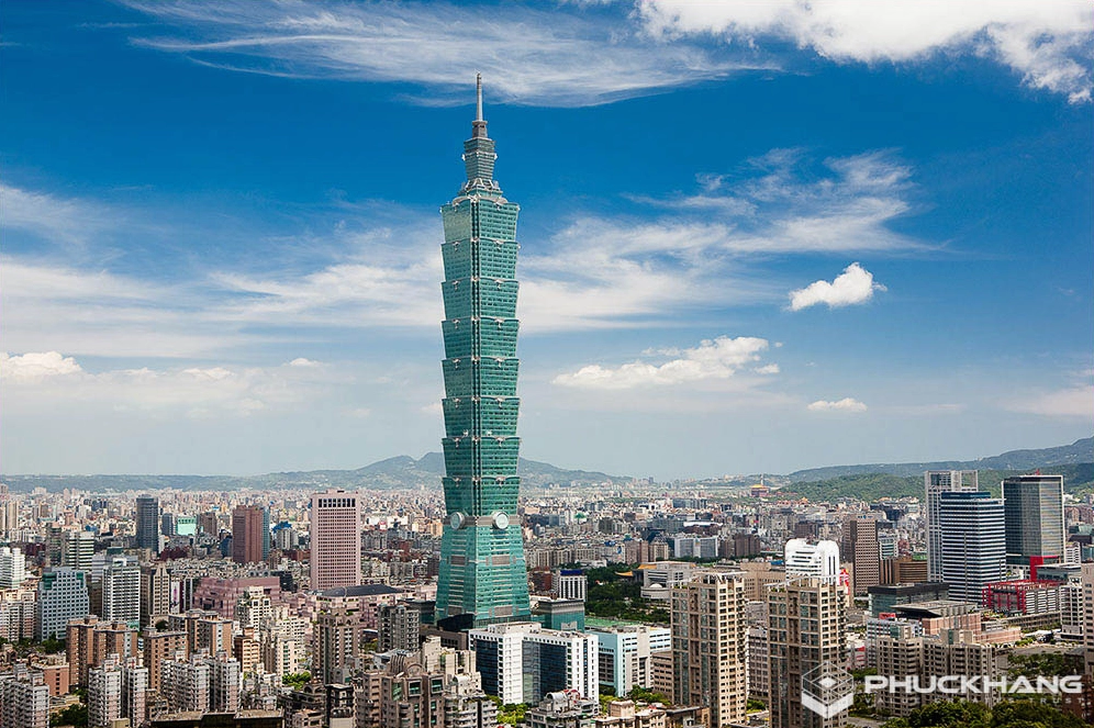Taipei 101 với cấu trúc tựa như một thân tre nhiều đốt