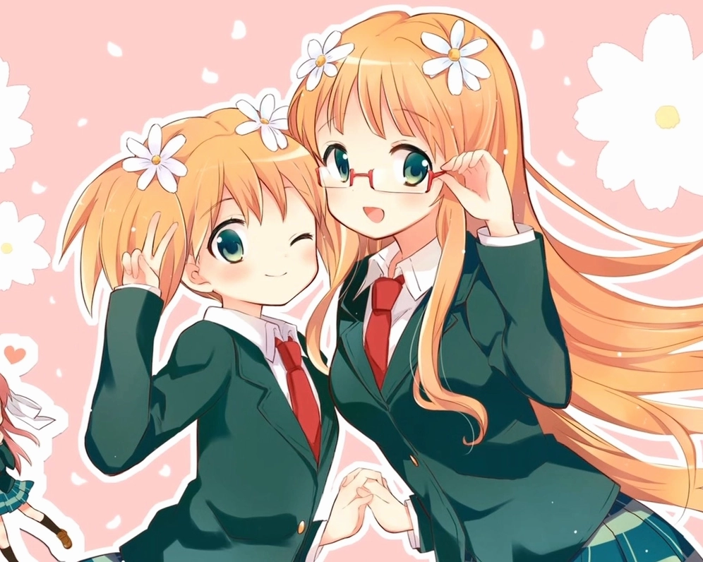 Tấm ảnh anime bách hợp cute và nhẹ nhàng cho ngày mới