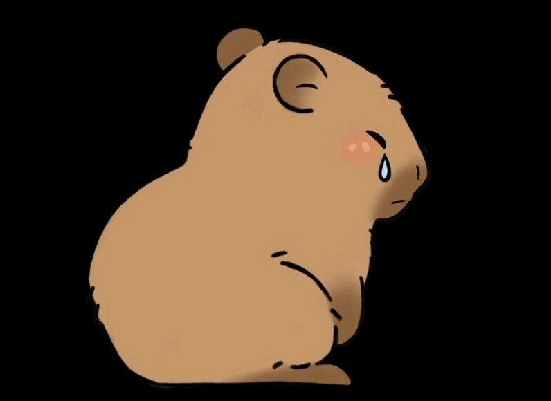 Thế giới chibi ảnh capybara cute ngập tràn màu sắc