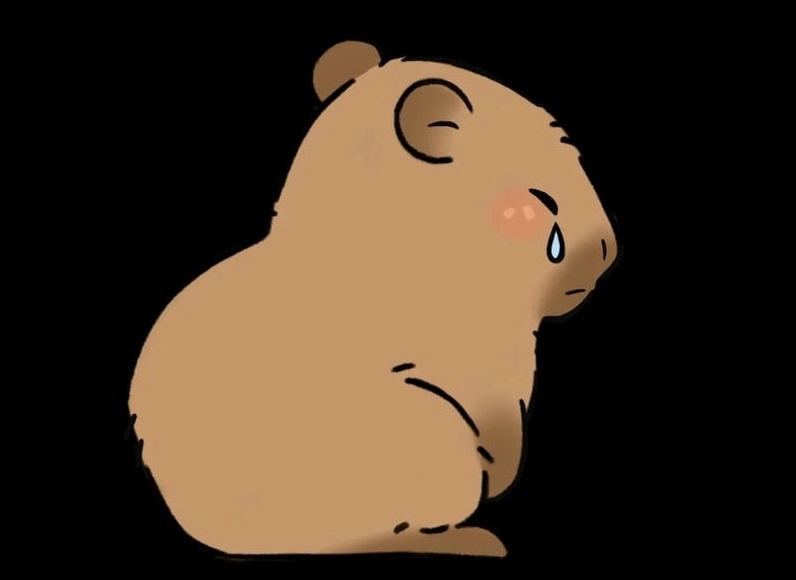 Thế giới chibi ảnh capybara cute vô tri