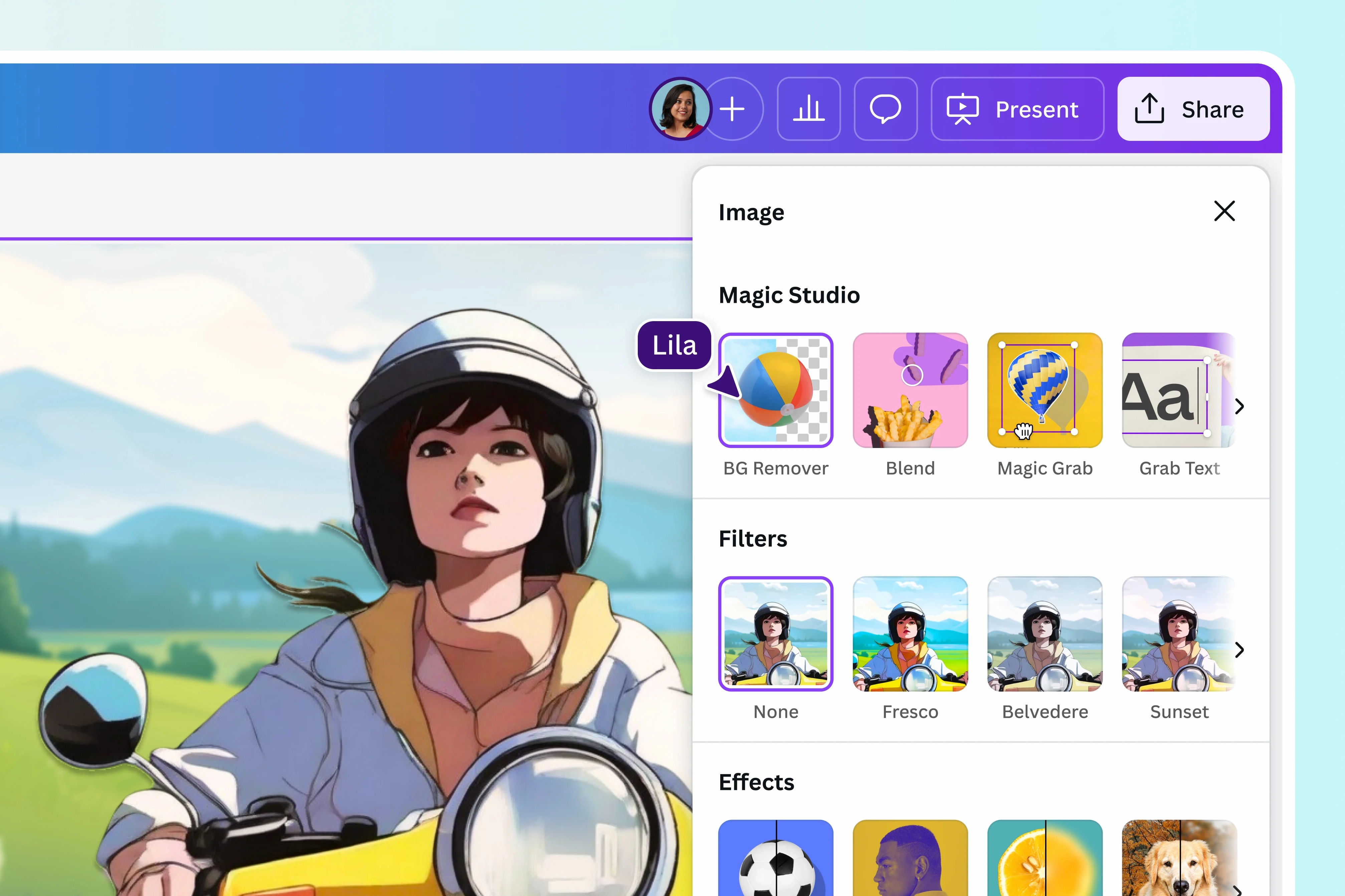 Thiết kế anime sống động với công cụ xóa phông nền