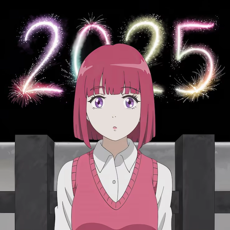 Thiết kế pháo hoa đầy màu sắc chúc mừng năm mới 2025