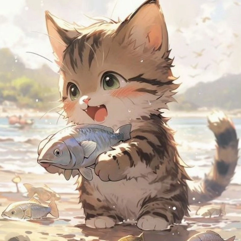 Thư giãn cùng bộ chi bi mèo đáng yêu