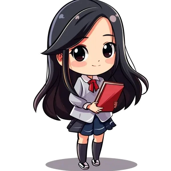 Thư viện ảnh chibi học bài ngộ nghĩnh và sáng tạo