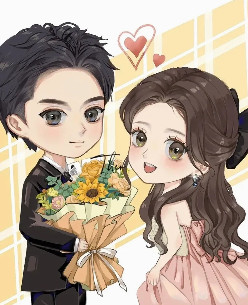 Thư viện ảnh hình ảnh cặp đôi chibi đa dạng